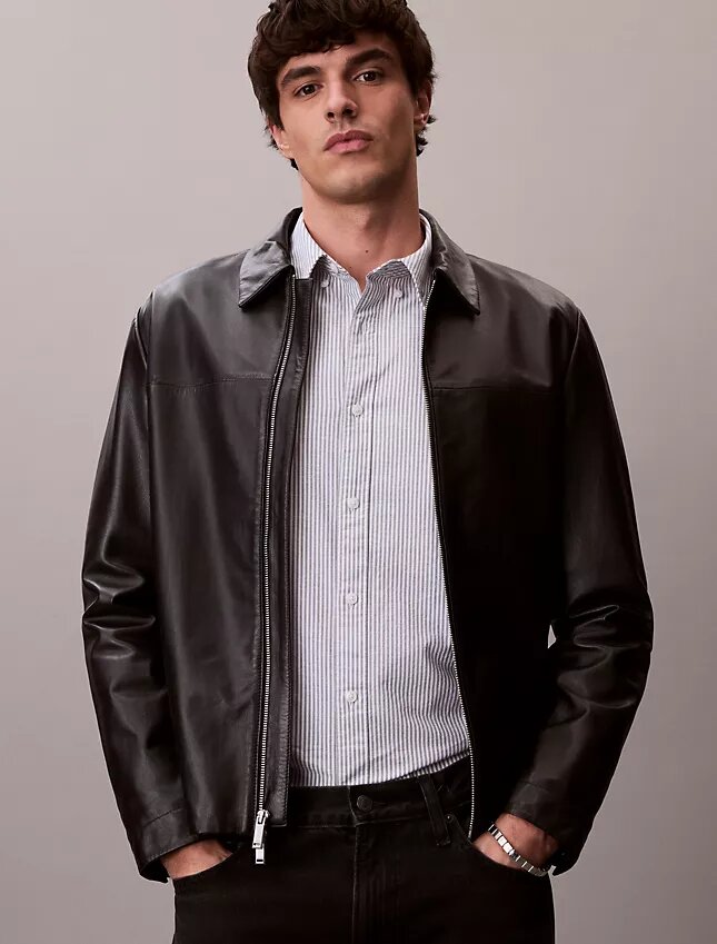 Camisa clásica Oxford de algodón elástico a rayas con botones Camisa clásica Oxford de algodón elástico a rayas con botones