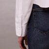 Camisa corta de corte cuadrado con botones Camisa corta de corte cuadrado con botones