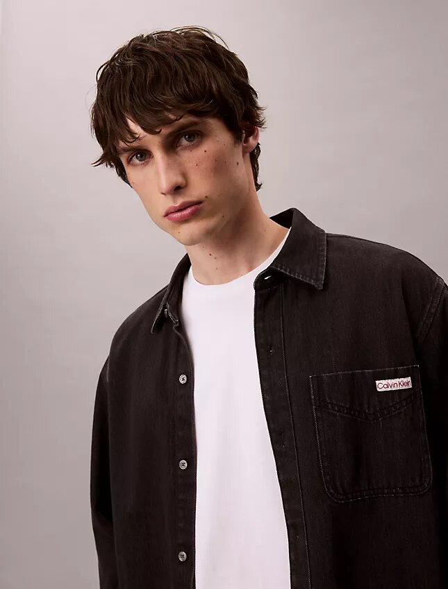 Camisa de Denim clásica Camisa de Denim clásica
