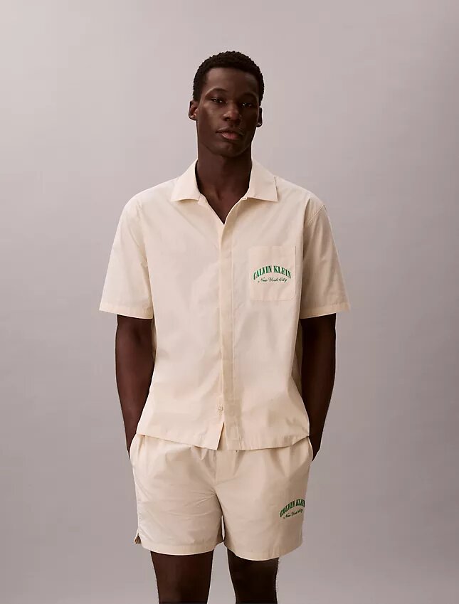Camisa de dormir clásica de popelín de algodón Heritage Camisa de dormir clásica de popelín de algodón Heritage