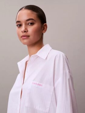 Camisa de dormir de popelín de algodón para el Día de San Valentín