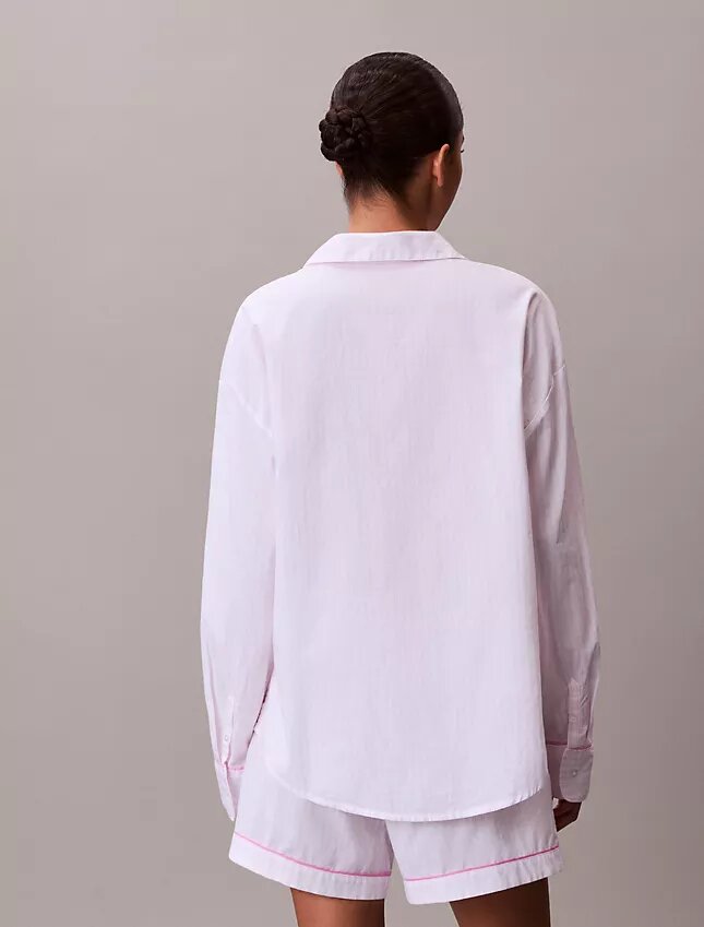 Camisa de dormir de popelín de algodón para el Día de San Valentín Camisa de dormir de popelín de algodón para el Día de San Valentín