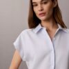 Camisa de lyocell con botones Camisa de lyocell con botones