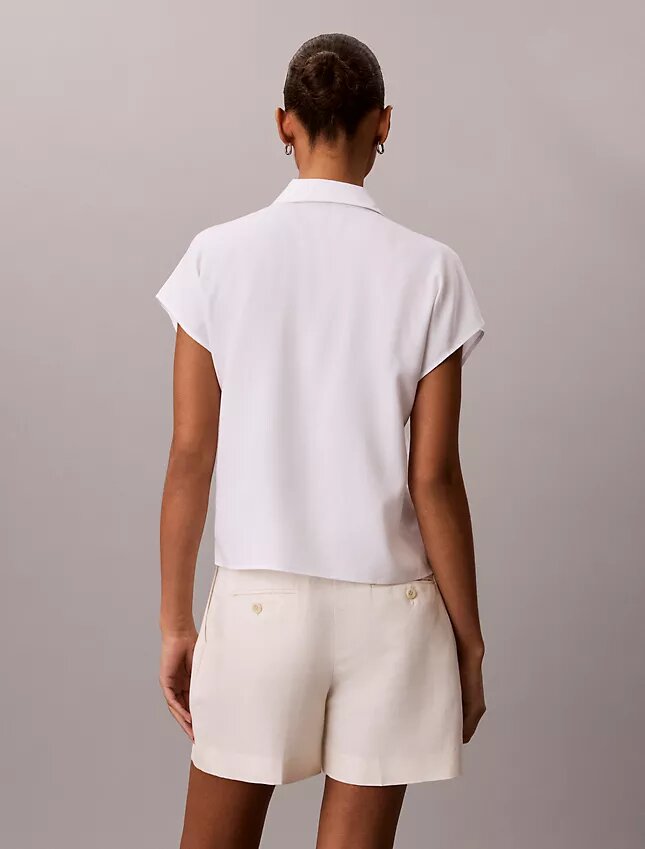 Camisa de lyocell con botones Camisa de lyocell con botones