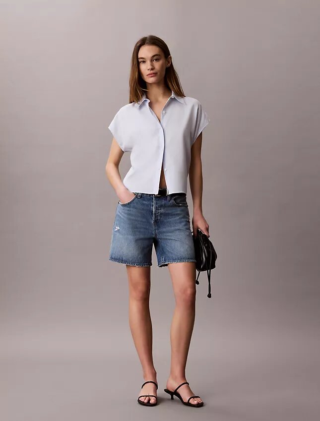 Camisa de lyocell con botones Camisa de lyocell con botones