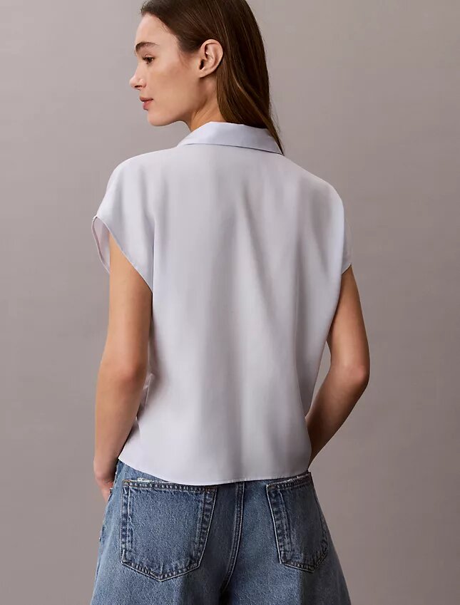 Camisa de lyocell con botones Camisa de lyocell con botones