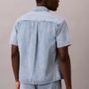 Camisa de mezclilla utilitaria con botones Camisa de mezclilla utilitaria con botones