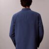 Camisa de popelín lavado con botones y corte holgado Camisa de popelín lavado con botones y corte holgado