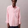 Camisa oversize de popelín de algodón con botones