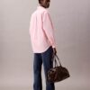 Camisa oversize de popelín de algodón con botones