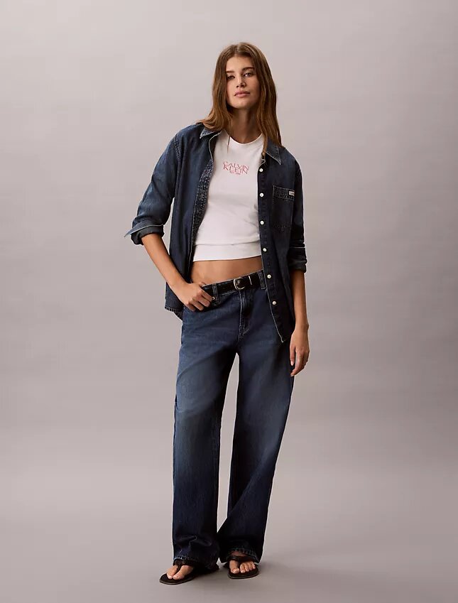 Camiseta ajustada con gráfico del logotipo Camiseta ajustada con gráfico del logotipo