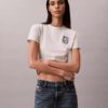 Camiseta ajustada con gráfico del logotipo de la flor Camiseta ajustada con gráfico del logotipo de la flor