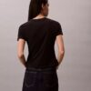 Camiseta ajustada con gráfico del logotipo de la flor Camiseta ajustada con gráfico del logotipo de la flor