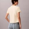 Camiseta ajustada con gráfico del logotipo en contraste Camiseta ajustada con gráfico del logotipo en contraste