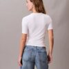 Camiseta ajustada con gráfico del logotipo Monogram en Modal elástico Camiseta ajustada con gráfico del logotipo Monogram en Modal elástico