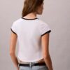 Camiseta ajustada con gráfico Monólogo Camiseta ajustada con gráfico Monólogo