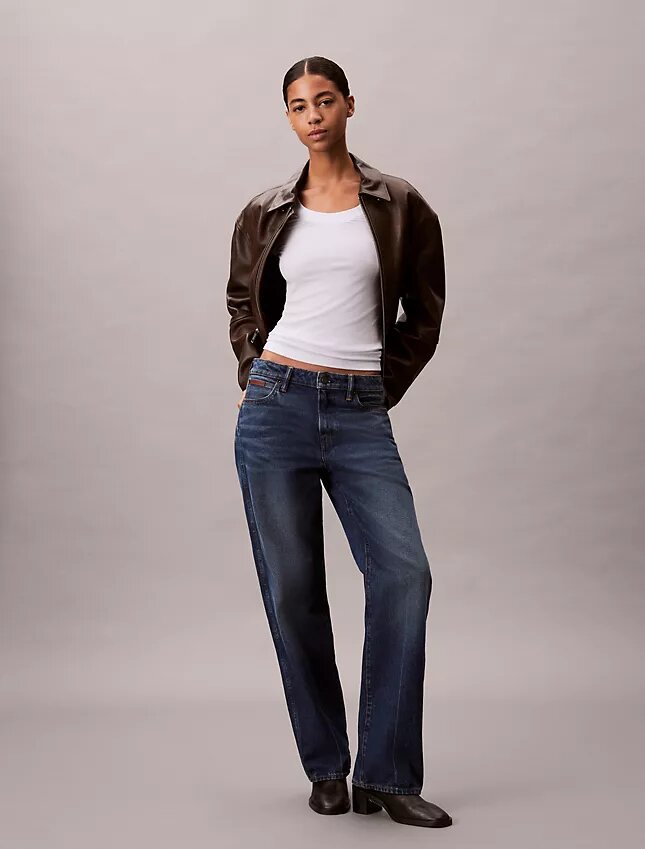 Camiseta ajustada de Modal elástico acanalado Camiseta ajustada de Modal elástico acanalado