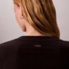 Camiseta ajustada de Modal elástico acanalado Camiseta ajustada de Modal elástico acanalado