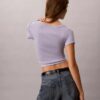 Camiseta ajustada Monologo tejida Camiseta ajustada Monologo tejida