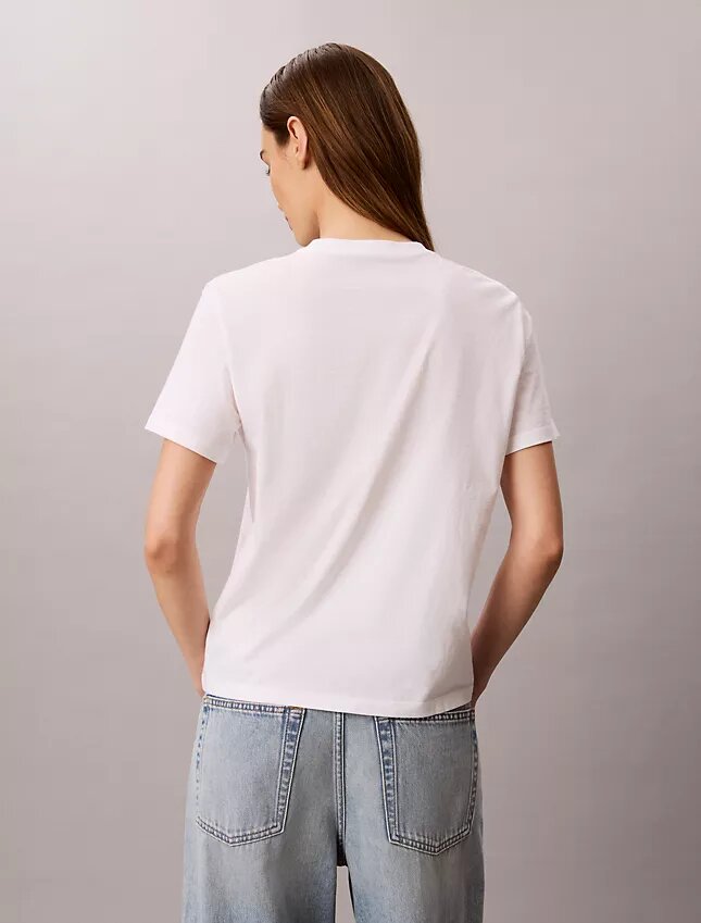 Camiseta clásica con el logotipo Calvin Script Camiseta clásica con el logotipo Calvin Script