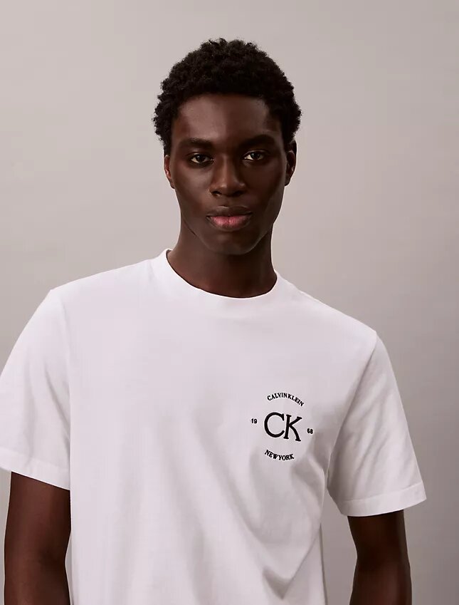Camiseta clásica con gráfico de círculo con el logotipo Camiseta clásica con gráfico de círculo con el logotipo