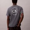 Camiseta clásica con gráfico de círculo con el logotipo