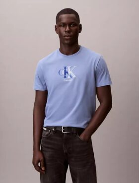 Camiseta clásica con gráfico de doble Monogram Camiseta clásica con gráfico de doble Monogram