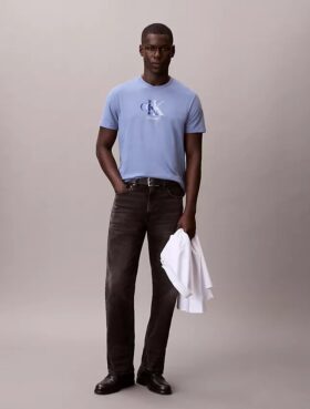 Camiseta clásica con gráfico de doble Monogram Camiseta clásica con gráfico de doble Monogram