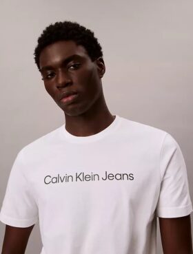 Camiseta clásica con gráfico de logotipo en lámina