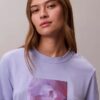 Camiseta clásica con gráfico de logotipo floral Camiseta clásica con gráfico de logotipo floral