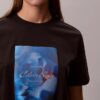 Camiseta clásica con gráfico de logotipo floral Camiseta clásica con gráfico de logotipo floral