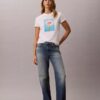Camiseta clásica con gráfico de margaritas Camiseta clásica con gráfico de margaritas