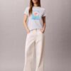 Camiseta clásica con gráfico de margaritas Camiseta clásica con gráfico de margaritas