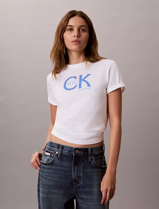 Camiseta clásica con gráfico de Monogram de Nueva York Camiseta clásica con gráfico de Monogram de Nueva York