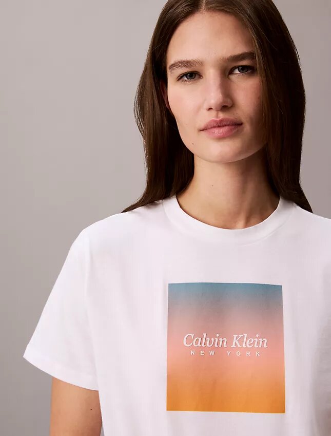 Camiseta clásica con gráfico de puesta de sol Camiseta clásica con gráfico de puesta de sol