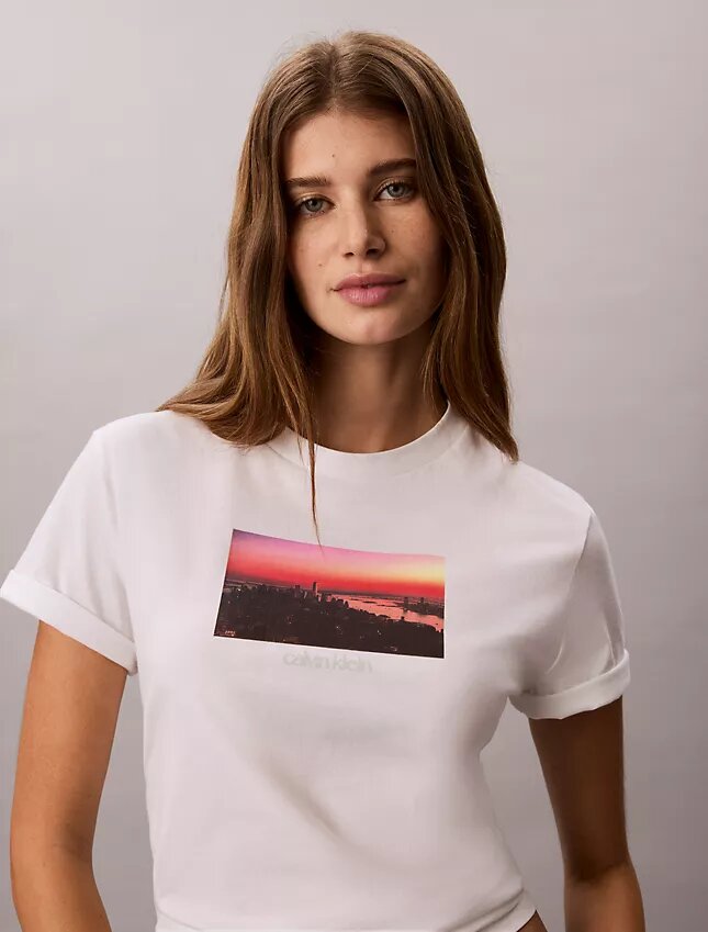 Camiseta clásica con gráfico del logotipo City Sunset Camiseta clásica con gráfico del logotipo City Sunset