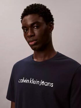 Camiseta clásica con gráfico del logotipo en minúsculas