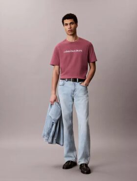Camiseta clásica con gráfico del logotipo en minúsculas