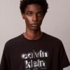 Camiseta clásica con gráfico del logotipo en sombra Camiseta clásica con gráfico del logotipo en sombra