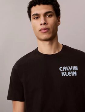 Camiseta clásica con gráfico del logotipo retro
