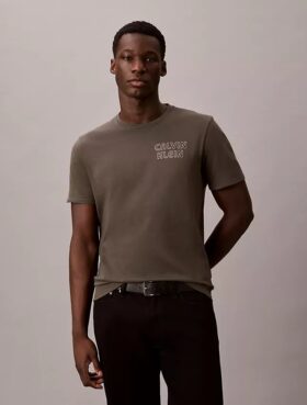 Camiseta clásica con gráfico del logotipo retro