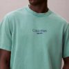 Camiseta clásica con gráfico del logotipo y lavado ácido Camiseta clásica con gráfico del logotipo y lavado ácido