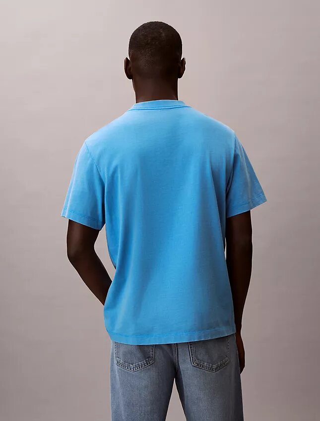 Camiseta clásica con gráfico del logotipo y lavado ácido Camiseta clásica con gráfico del logotipo y lavado ácido