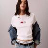 Camiseta clásica con logo de corazón Camiseta clásica con logo de corazón