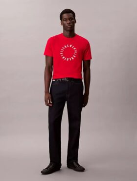 Camiseta clásica con logotipo circular Camiseta clásica con logotipo circular