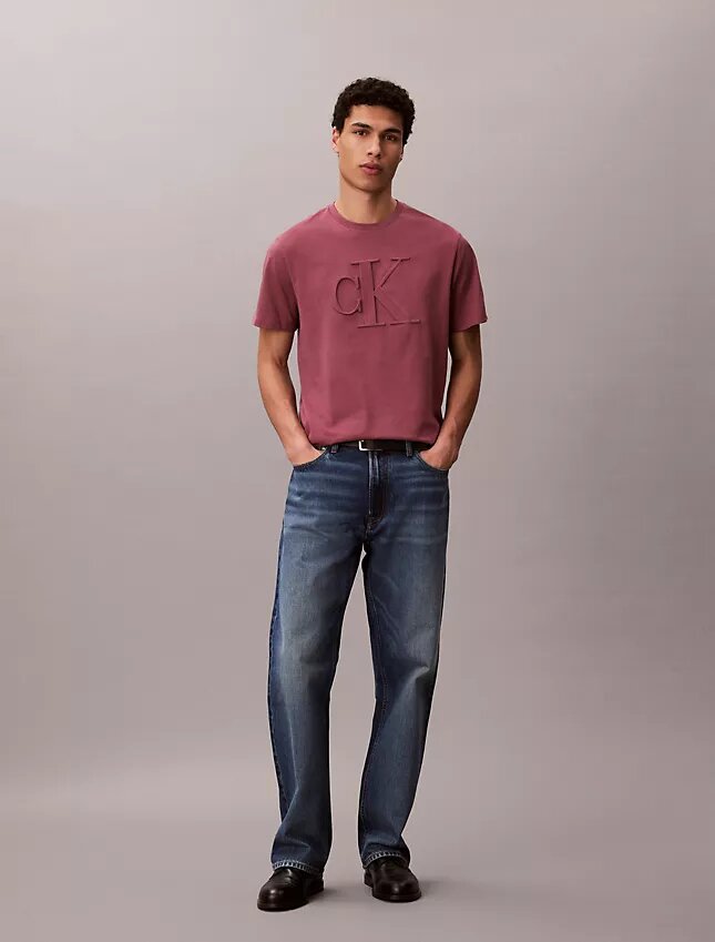 Camiseta clásica con Monogram en relieve Camiseta clásica con Monogram en relieve