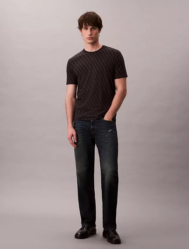 Camiseta clásica con monograma integral Liquid Touch Camiseta clásica con monograma integral Liquid Touch