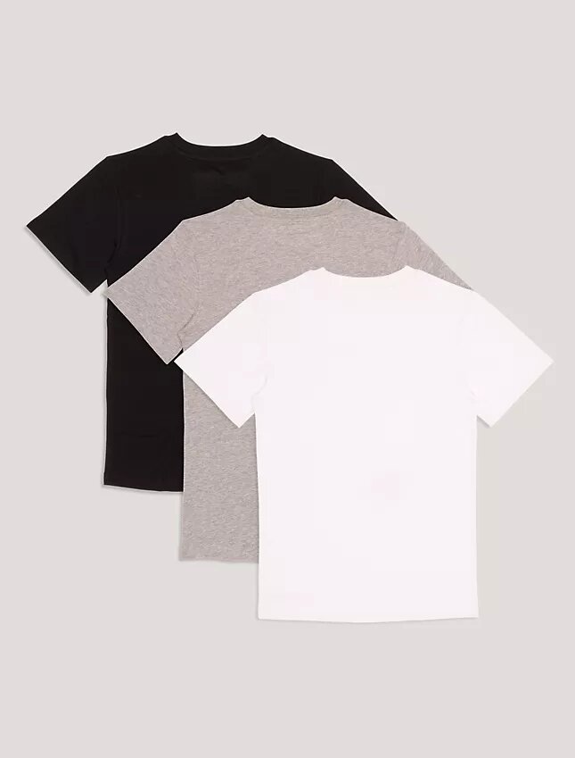Camiseta clásica para niños, paquete de 3 Camiseta clásica para niños, paquete de 3