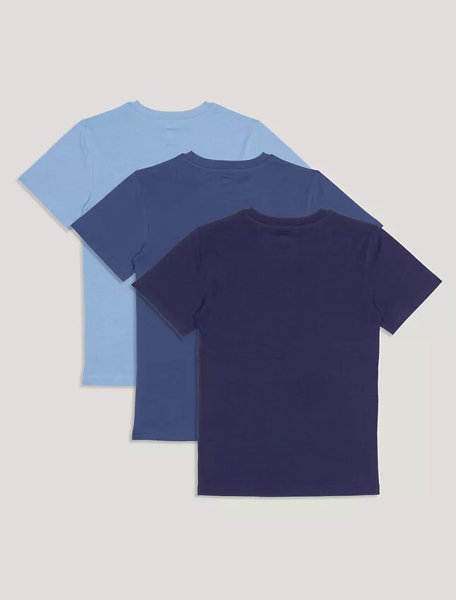Camiseta clásica para niños, paquete de 3 Camiseta clásica para niños, paquete de 3
