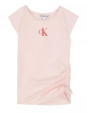 Camiseta con fruncido lateral Monólogo para niñas